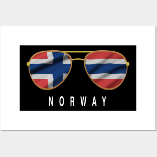 Norway Sunglasses, Norway Flag, Norway gift ,   Norwegian , Posters and Art